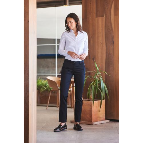 Pantalon chino femme 65/35 - 2