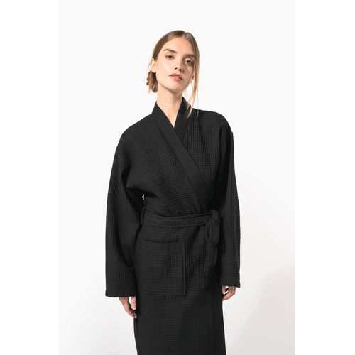 Peignoir kimono nid d'abeille - 10
