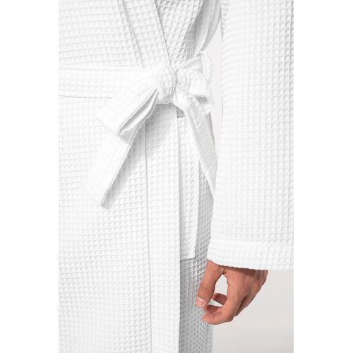 Peignoir kimono nid d'abeille - 7