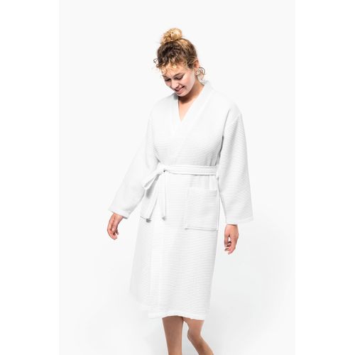 Peignoir kimono nid d'abeille - 3