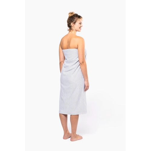 Fouta rayée avec franges - 2
