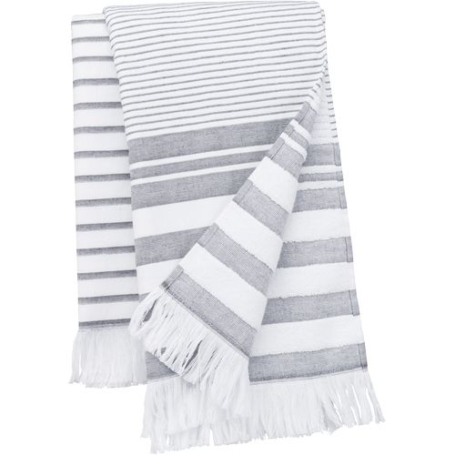 Fouta rayée avec franges - 6