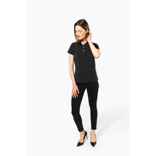 Polo Supima® manches courtes femme - 5