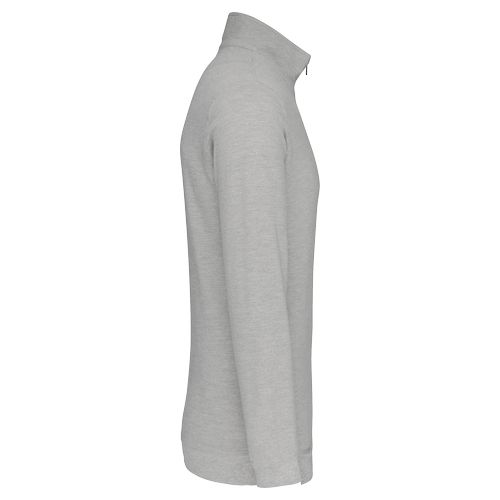 Trucker > sweat-shirt piqué col zippé homme - 10