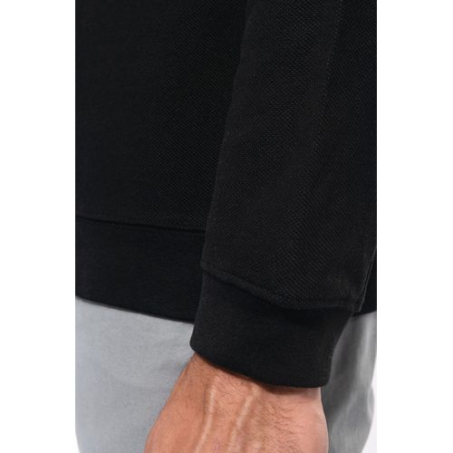 Trucker > sweat-shirt piqué col zippé homme - 7