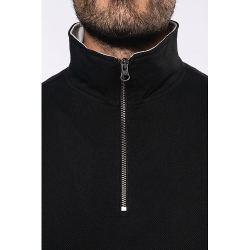 Trucker > sweat-shirt piqué col zippé homme - 5