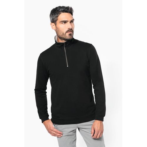 Trucker > sweat-shirt piqué col zippé homme - 3