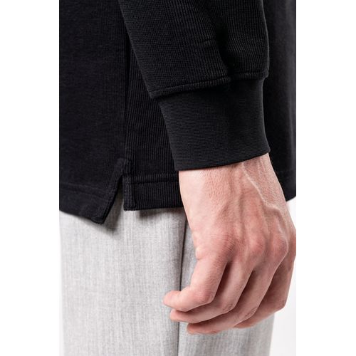 French rib > polo côtelé manches longues thumbnail 12
