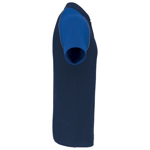 azul marino/azulón Polo baseball manga corta