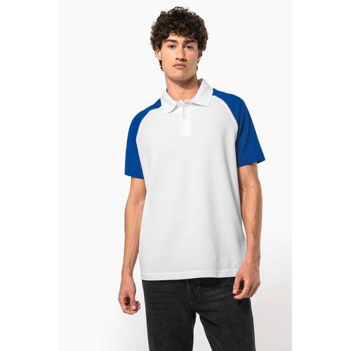 Polo baseball manches courtes