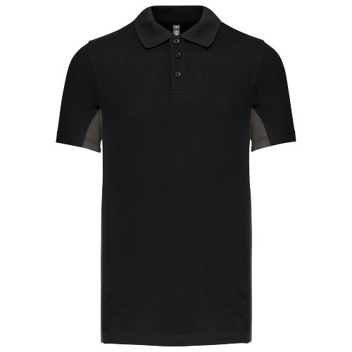 Polo piqué manches courtes bicolore homme thumbnail 9