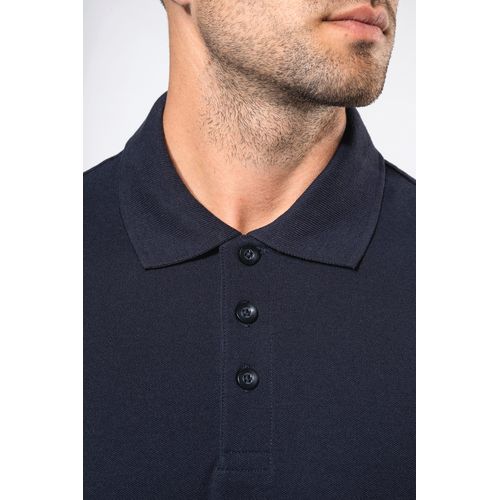 Polo piqué manches courtes bicolore homme thumbnail 5