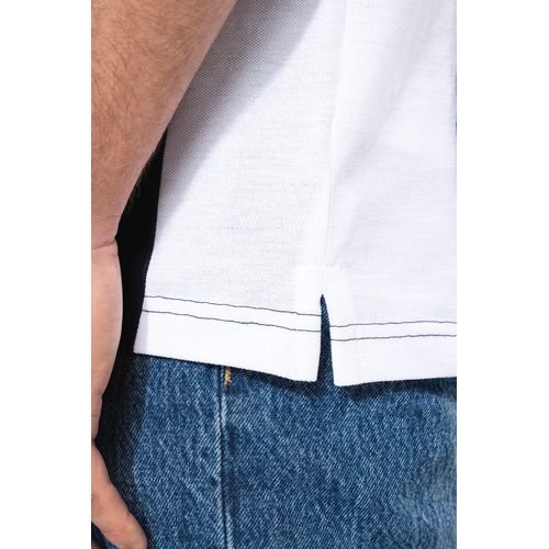 Polo piqué manches courtes bicolore homme - 6