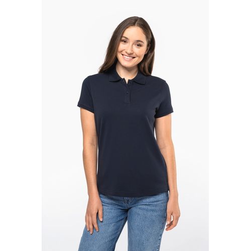 Polo piqué manches courtes femme - Image 1
