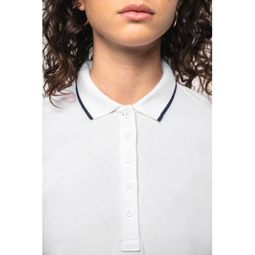 Polo maille piquée manches courtes femme - 6