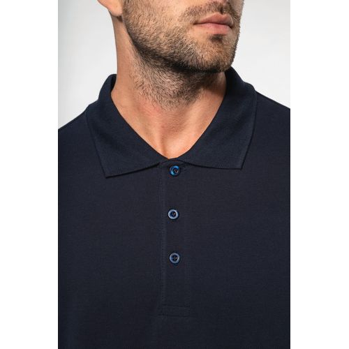 Polo piqué manches longues homme - 3