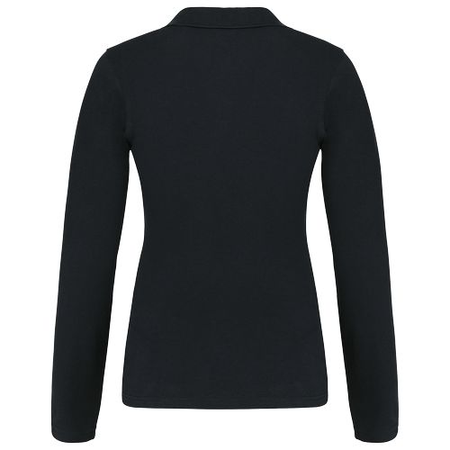 Polo piqué manches longues femme - 10