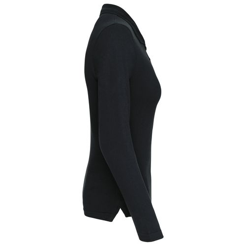 Polo piqué manches longues femme - 10