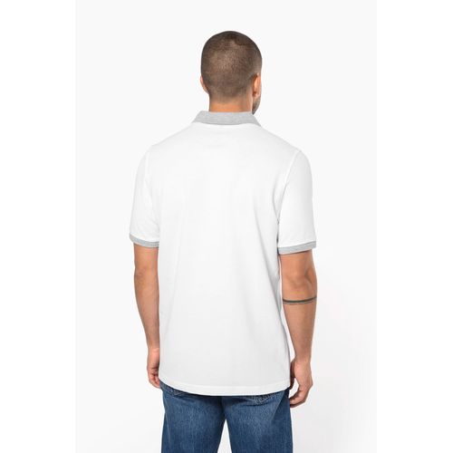 Polo piqué bicolore homme - 2
