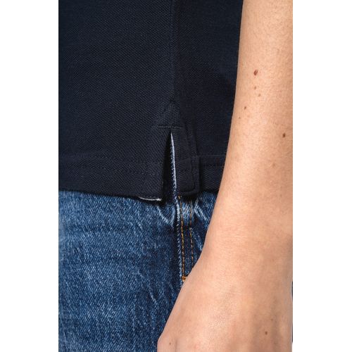 Polo piqué bicolore femme - 3