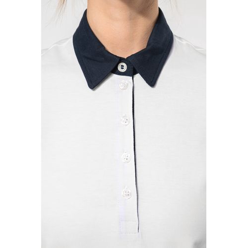 Polo jersey bicolore femme thumbnail 4