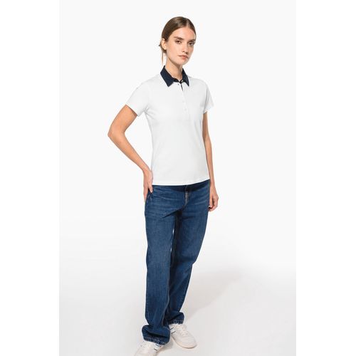 Polo jersey bicolore femme thumbnail 5
