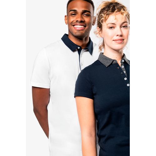 Polo jersey bicolore femme - 8