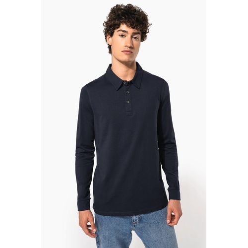 Polo jersey manches longues homme - 1