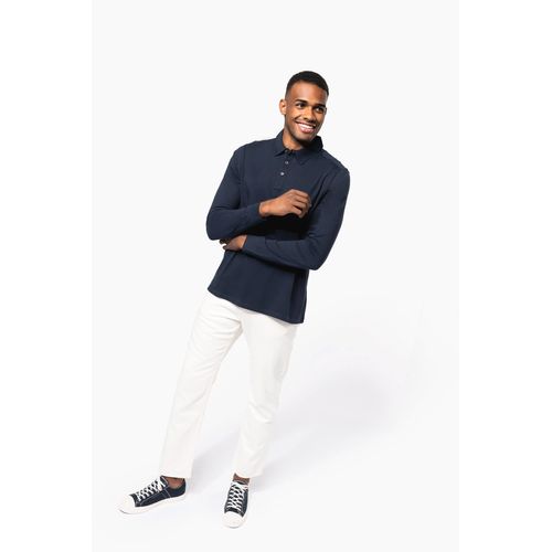 Polo jersey manches longues homme - 5