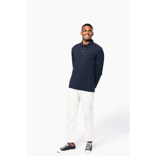 Polo jersey manches longues homme - 4