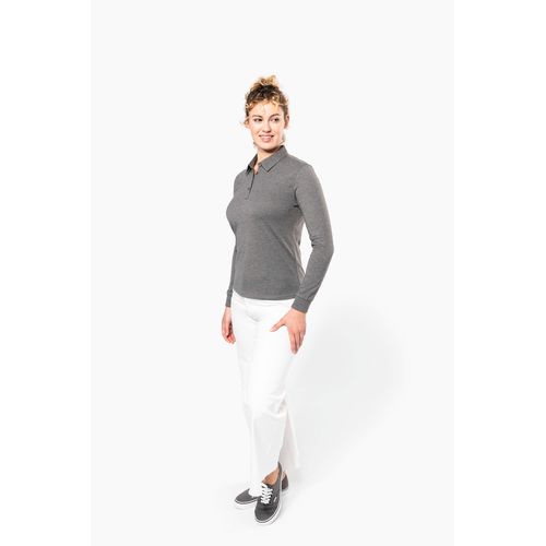 Polo jersey manches longues femme - 6
