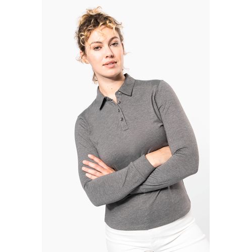 Polo jersey manches longues femme - 3