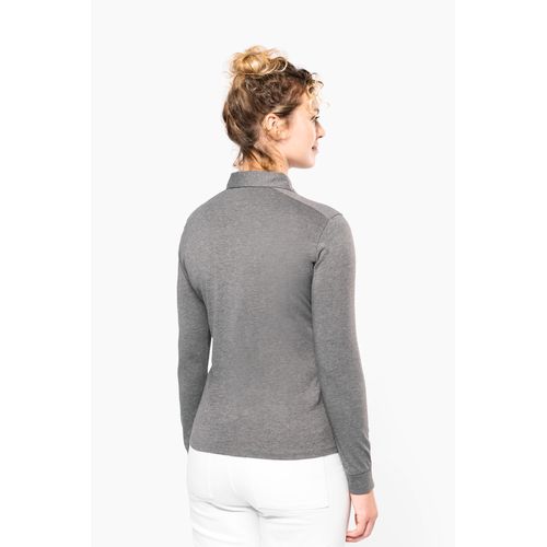 Polo jersey manches longues femme - 2