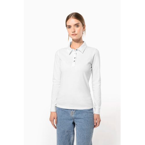 Polo jersey manches longues femme thumbnail 7
