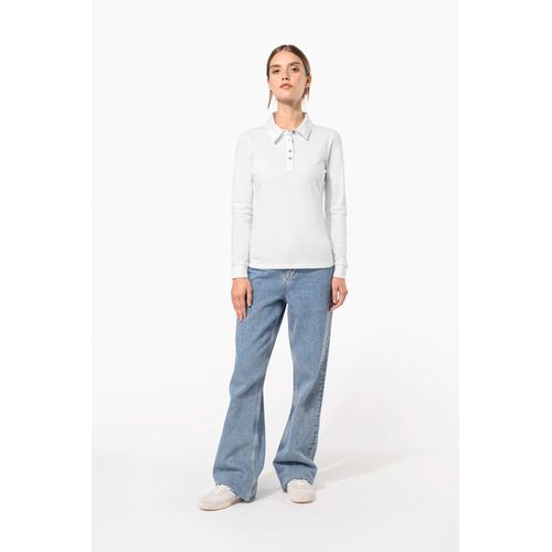 Polo jersey manches longues femme thumbnail 8