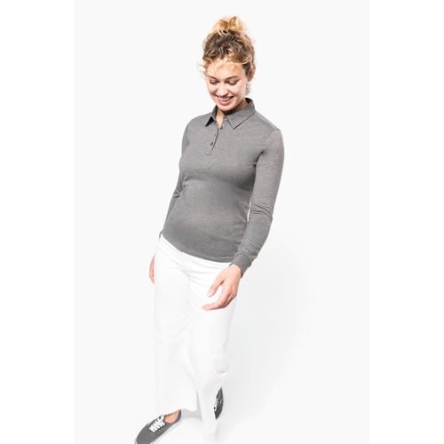 Polo jersey manches longues femme - 5
