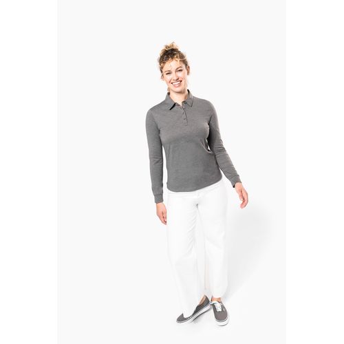 Polo jersey manches longues femme - 4