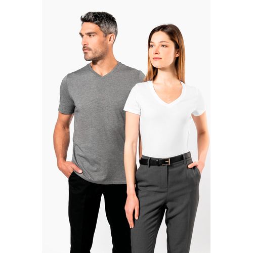 T-shirt Supima® col V manches courtes femme - 6