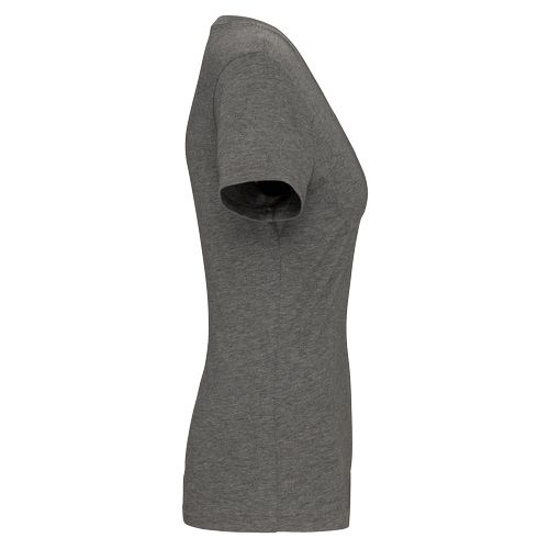 T-shirt Supima® col V manches courtes femme - 12