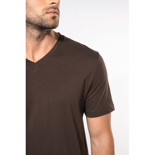 T-shirt col V manches courtes homme - 4