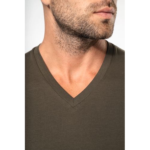T-shirt col V manches longues homme - 3