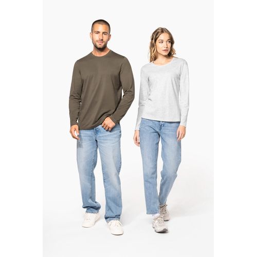 T-shirt col rond manches longues homme - 7