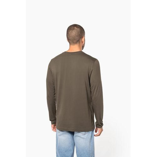 T-shirt col rond manches longues homme - 2