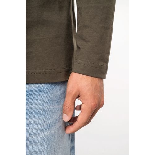 T-shirt col rond manches longues homme - 4