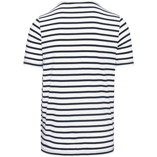 T-shirt rayé marin avec poche manches courtes homme - 10