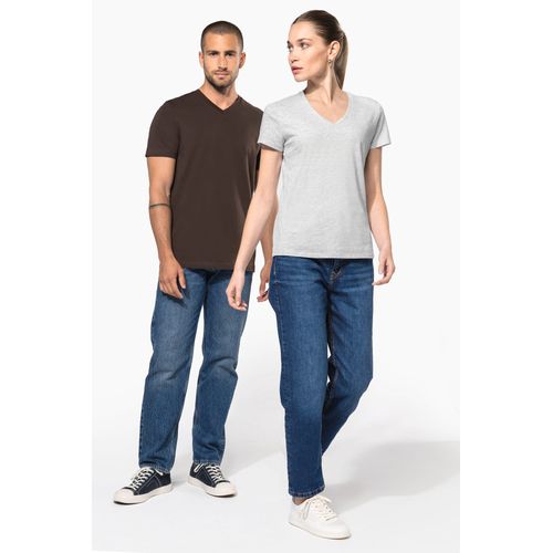 T-shirt col V manches courtes femme - 12