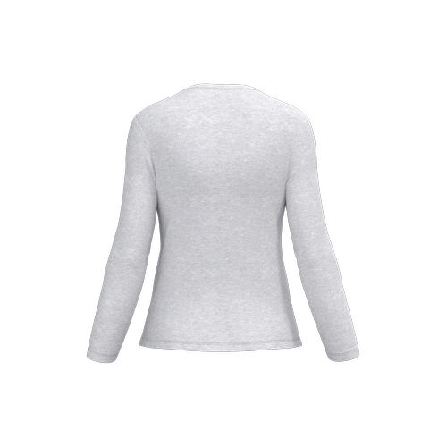 T-shirt col rond manches longues femme - 11