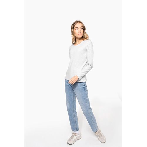 T-shirt col rond manches longues femme - 9