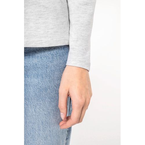 T-shirt col rond manches longues femme - 4