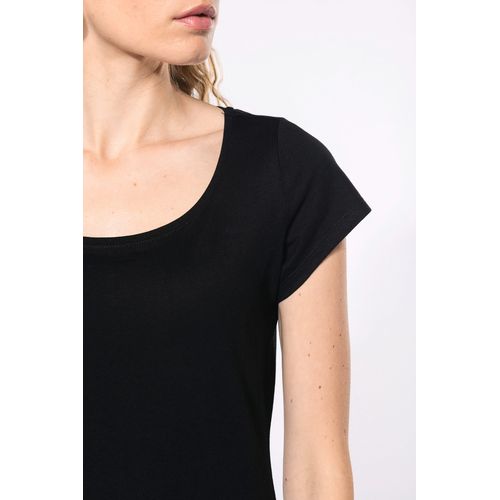 T-shirt col bateau manches courtes femme - 5